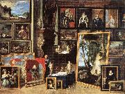 TENIERS, David the Younger The Gallery of Archduke Leopold in Brussels xgh USA oil painting reproduction